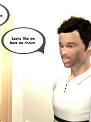 Redhead itsy-bitsy joins her gorgeous 3d incest-loving  mother in pleasing her bro